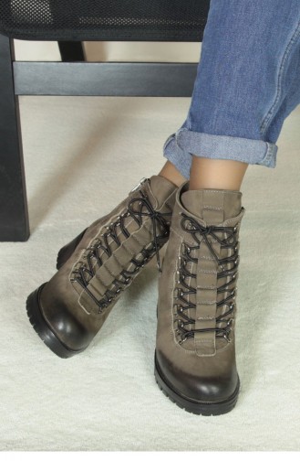 Marjin Ilgiso Flat Bot Coffee Nubuck 18K0020CAP0001001_008
