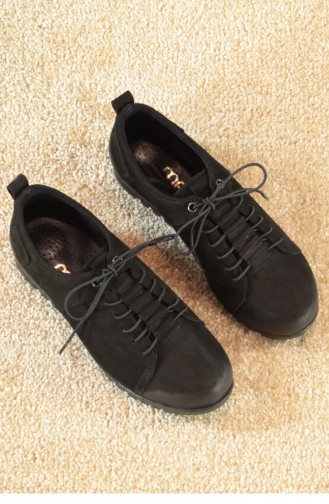 Marjin Defer Flat Shoes Black Nubuck 18K000140EZ018001_004