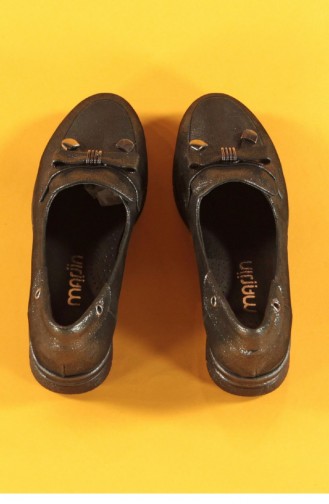 Marjin Seyna Flat Shoes Black Silver 18K000140EZ0292_116