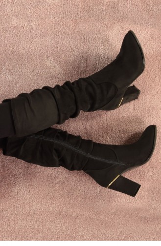 Marjin Lilesa Bottes Noir Daim 18K0002900LD056_002