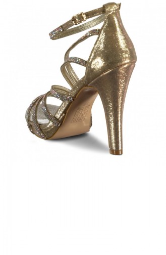 Golden High-Heel Shoes 18Y00015NT2912_028