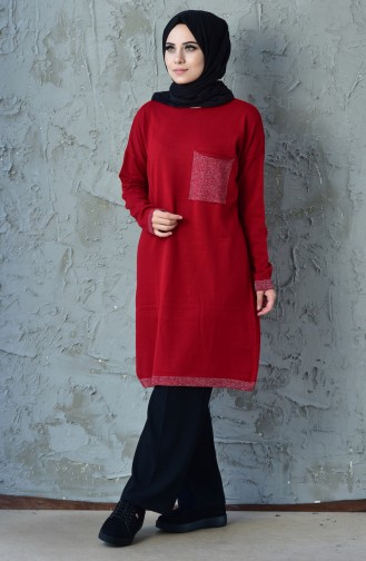 Triko Cepli Kazak 14127-05 Bordo