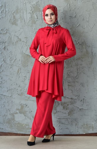 Tunic Pants Binary Suit 1021A-06 Red 1021A-06