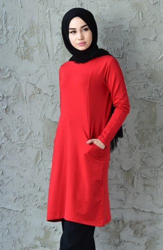 Combed Tunic 10305-02 Red 10305-02