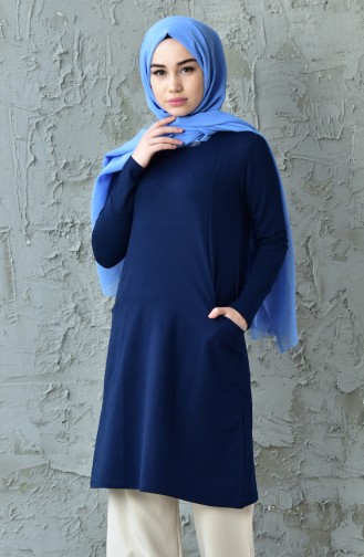 Penye Tunik 10305-04 Lacivert