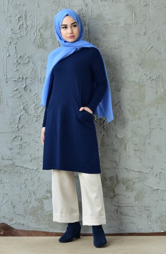 Penye Tunik 10305-04 Lacivert