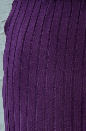 Ribbed Pencil Skirt 31881-04 Purple 31881-04