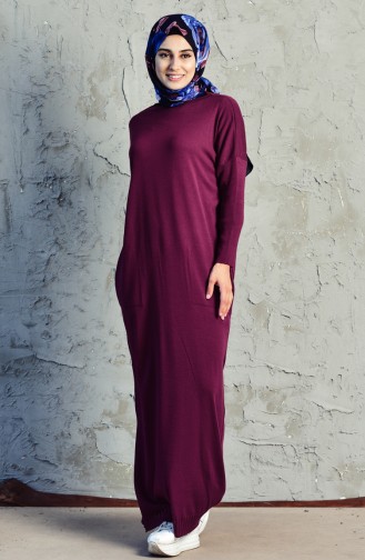 Robe Hijab Plum 4722-01