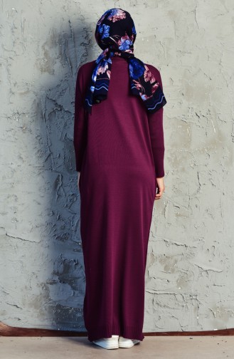 Robe Hijab Plum 4722-01
