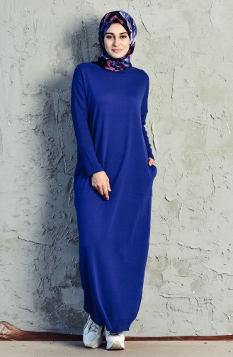 فستان أزرق 4722-03