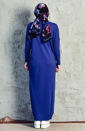 Robe Hijab Blue roi 4722-03