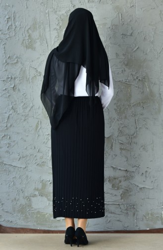 Pleated Skirt   5026-08 Black 5026-08