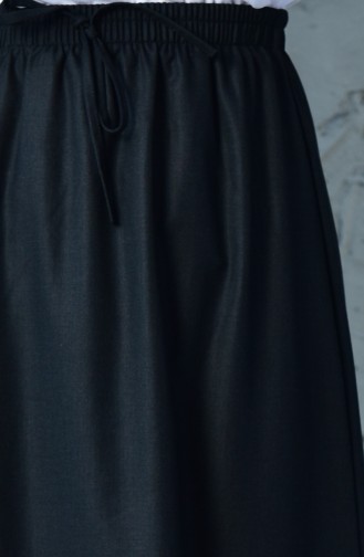 Beli Lastikli Etek 1027-01 Siyah