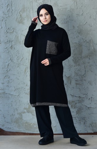 Schwarz Pullover 14127-03