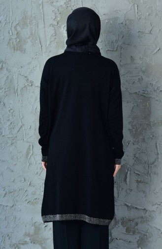 Triko Cepli Kazak 14127-03 Siyah
