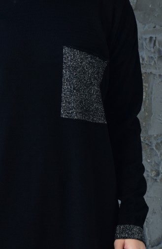 Triko Cepli Kazak 14127-03 Siyah