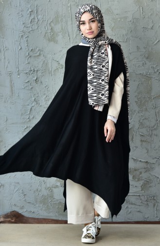 Black Poncho 14108-04