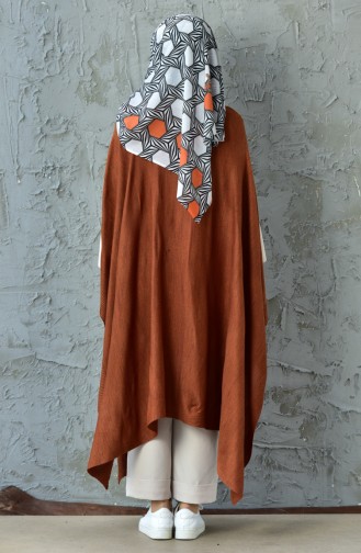 Poncho Tricot  14108-02 Tabac 14108-02