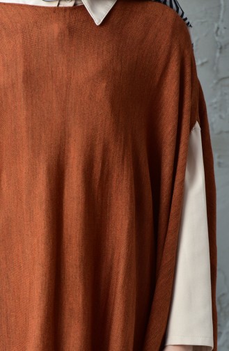 Poncho Tricot  14108-02 Tabac 14108-02
