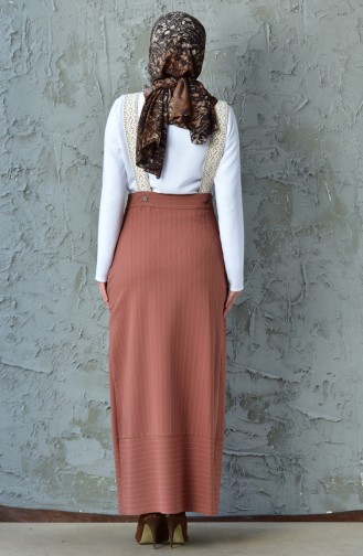 Striped Gilet Dress60717-02 Taba 60717-02