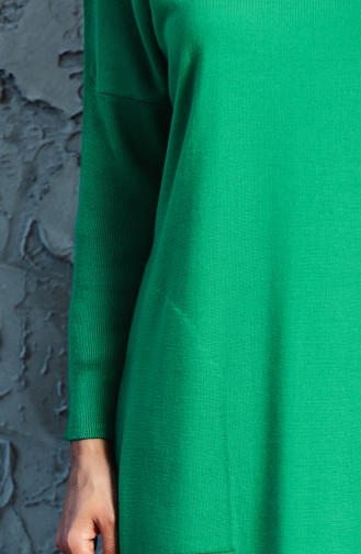 فستان تريكو 4722-08 لون اخضر 4722-08