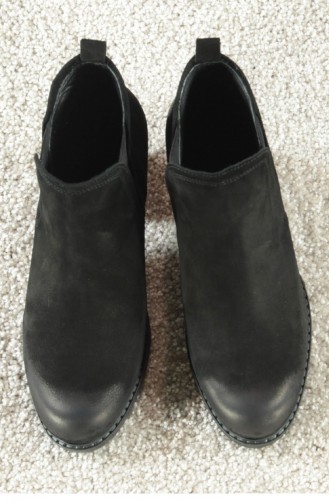 Marjin Manon High Heels Boots Black Nubuck 18K02200SJ105644_004
