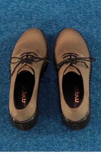 Marjin Zione Flat Shoes Mink Suede 18K0014YR3402_398
