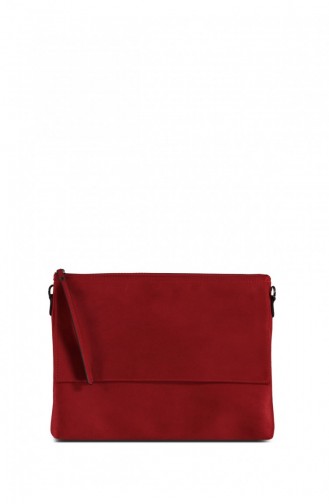 مارجن آزاس  حقيبة بتصميم شامواه لون احمر 18K002600AR002_020