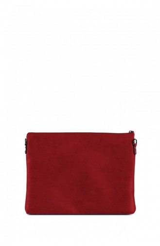 مارجن آزاس  حقيبة بتصميم شامواه لون احمر 18K002600AR002_020