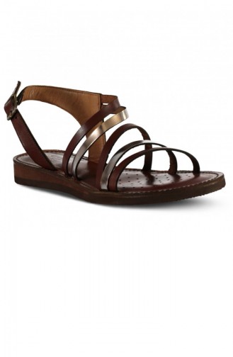 Brown Summer Sandals 18Y031CRM082_005