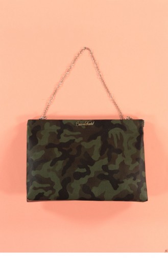 Marjin Cimle Portfolio Bag Khaki Camouflage 18K0260DS4619_hk