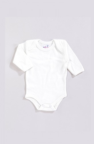 Cream Baby Bodysuit 847-01