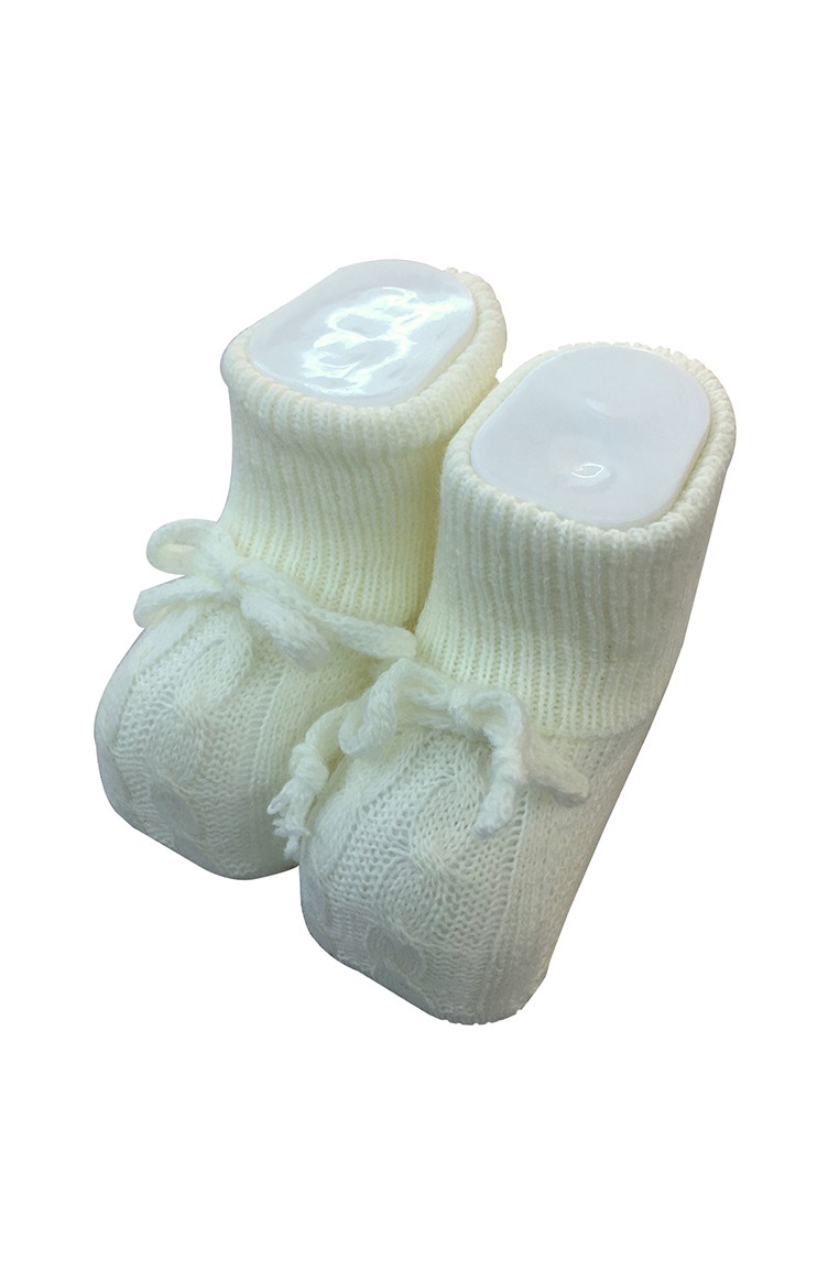 Bebek Triko Patik A0149 01 Krem 0149 01 Sefamerve