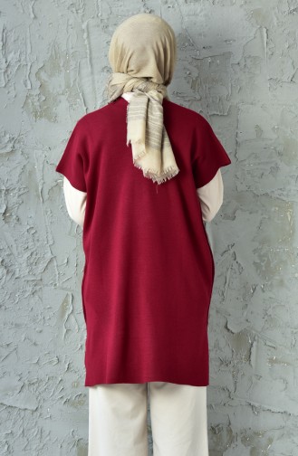 Thin Knitwear Blouse 3200-05 Claret Red 3200-05