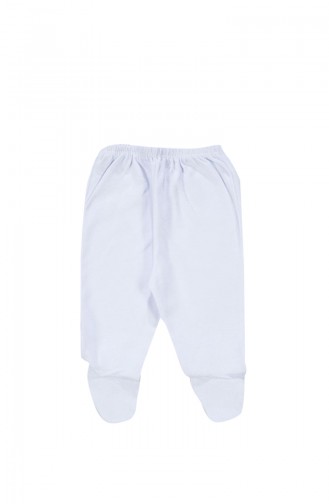 Pantalon Peigné B-851-01 Blanc 851-01