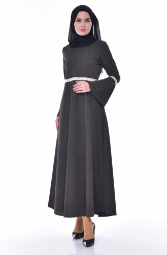 فستان أسود فاتح 1522-03