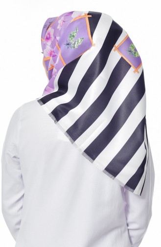 Digital Printed Taffeta Shawl 95221-05 Lilac 95221-05