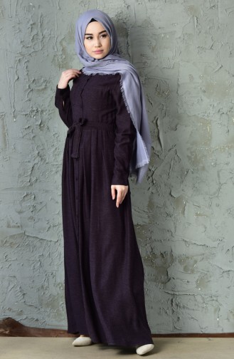 Lila Hijab Kleider 5131-01