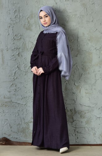Robe Hijab Pourpre 5131-01