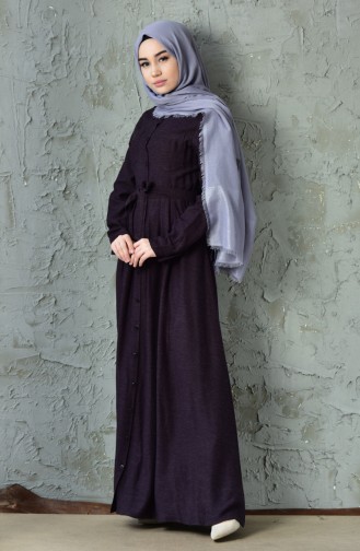 Lila Hijab Kleider 5131-01