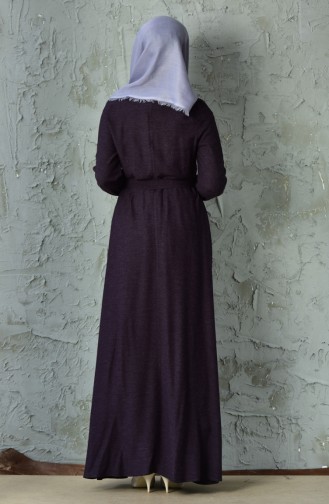 Lila Hijab Kleider 5131-01