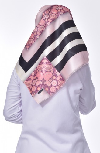 Digital Printed Taffeta Shawl 95219-03 Powder 03