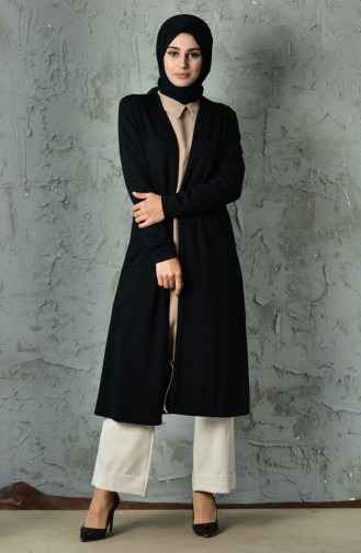 Penye Hırka 7609-04 Siyah