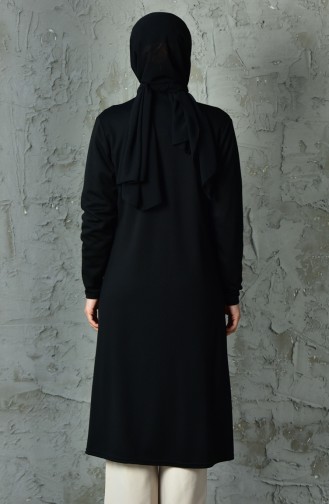 Penye Hırka 7609-04 Siyah