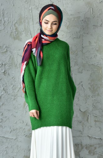Grün Pullover 3201-08
