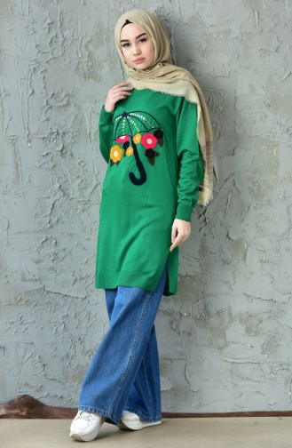 Knitwear Tunic 9540-04 Green 9540-04