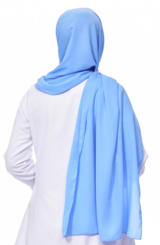 4 Draped Crepe Shawl 0024-17 Baby Blue 0024-17