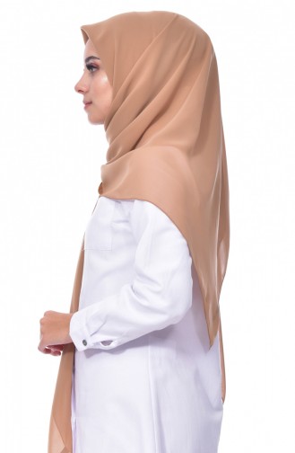 Übergröße Kopftuch aus Kreppstoff 50024-136 Beige 136