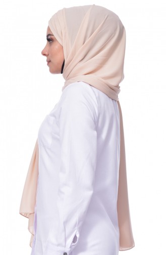 4 Draped Crepe Shawl 0024-15 Beige 0024-15