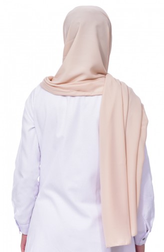 4 Draped Crepe Shawl 0024-15 Beige 0024-15